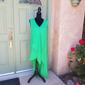 BCBG MaxAzria Avery Green Dress size Small (6)